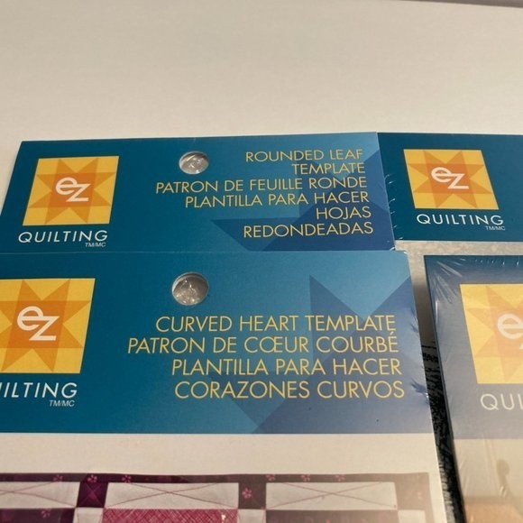 6 Simplicity EZ Quilting Template Stencils Fabric Paper Crafts Scrapbook - Picture 8 of 14